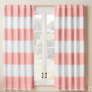 Target Pillowfort Blackout Rugby Striped Panel 84”